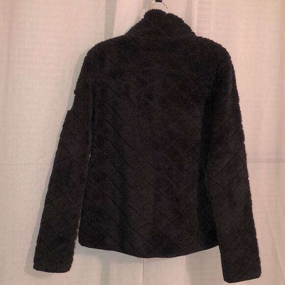 Calvin Klein XL Black Sherpa Teddy Fleece Lined Full Zip Performance Jacket - Picture 2 of 16